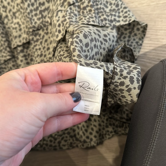 Rails Karla Mini Dress in Olive Lynx - Picture 4 of 6